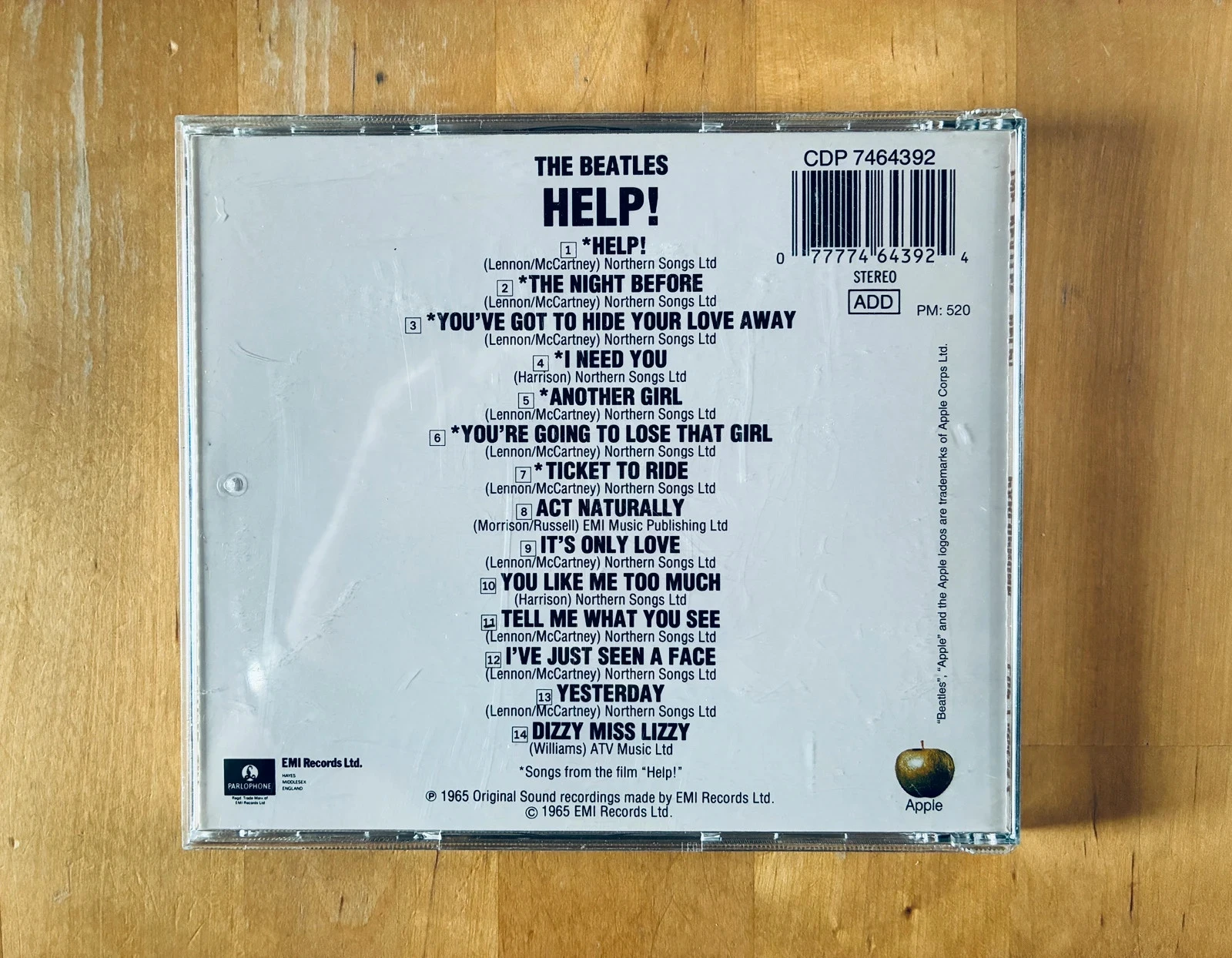 CD The Beatles Help! – photo 3